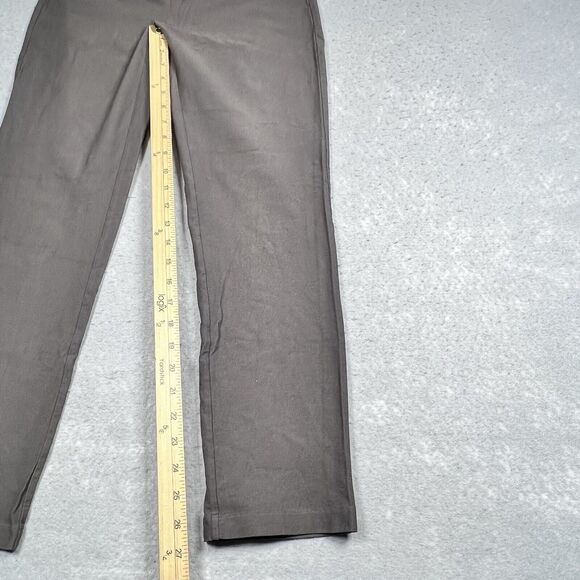 Eileen Fisher Pants Womens X-Small Gray Washable Stretch Ankle Crepe Straight - Picture 7 of 11